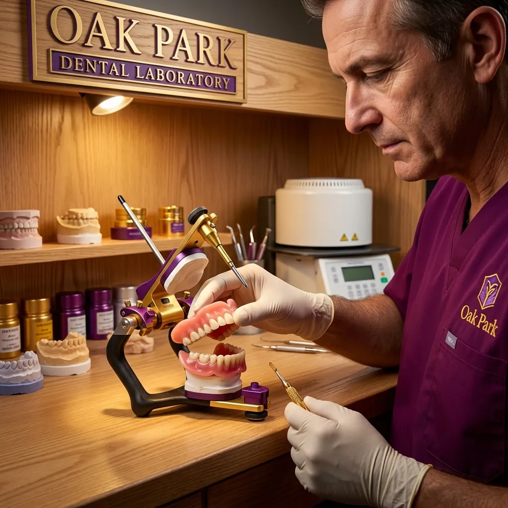 Custom denture laboratory crafting